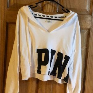 PINK Crop Sweatshirt